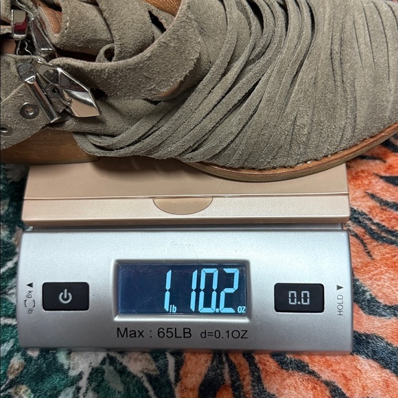 Jeffrey Campbell Block Heel Leather Strappy Ankle Boots Suede Taupe - Picture 8 of 8